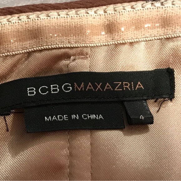 BCBGMAXAZRIA Festival Hobo Silk Maxi Floral Multi-layer Crinkle Dress Size 4 - Picture 10 of 15